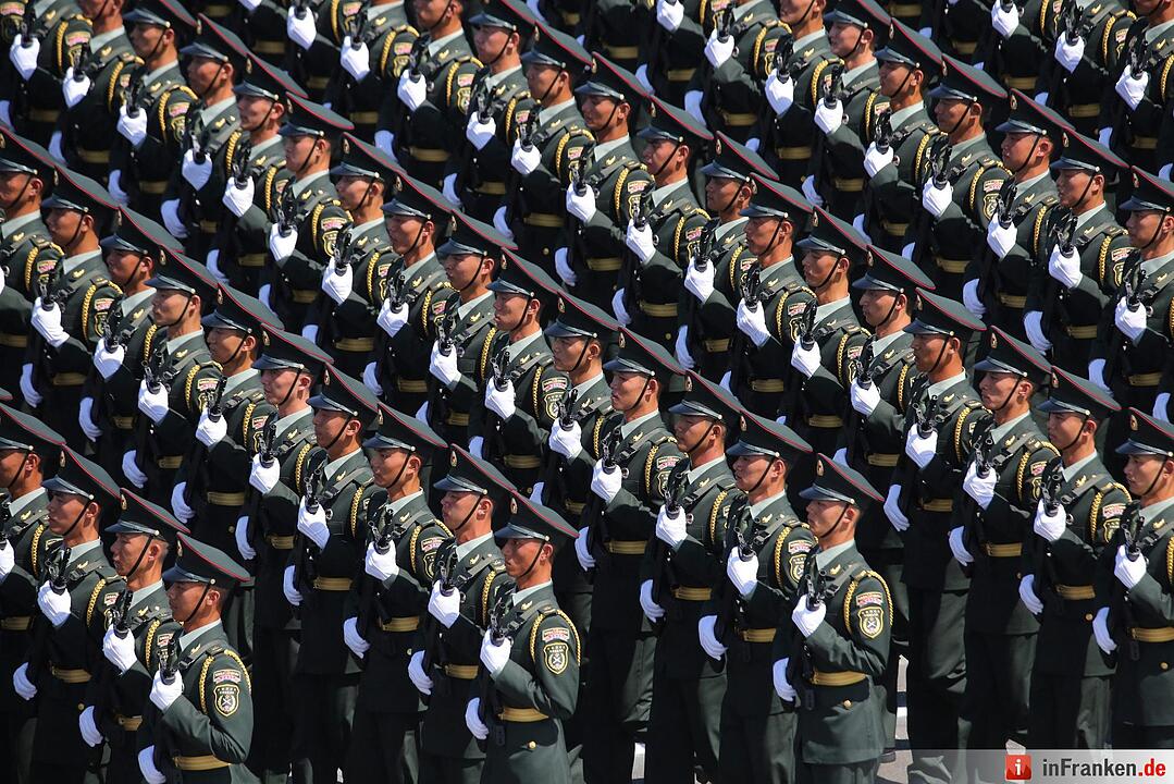 Militärparade in China