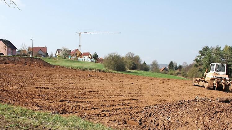 Das Gelände ist Norden der Mannlehen-Siedlung in Ebern war für das Gemeinschaftsprojekt der Stadt und des Diakonischen Werks ausgeschaut gewesen. Wie's weitergeht, weiß nun keiner so genau. Foto: Ralf Kestel