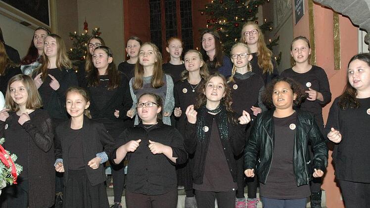 Mit viel Swing ertönte das Weihnachtslied "O Mary rock". Foto: Edwin Meißinger