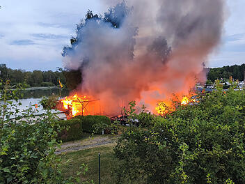 Brand auf Campingplatz in der Oberpfalz
