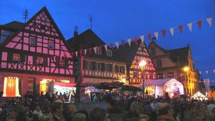 In Scheßlitz wird gerne zusammen gefeiert, wie zum Beispiel bei der "Langen Nacht".