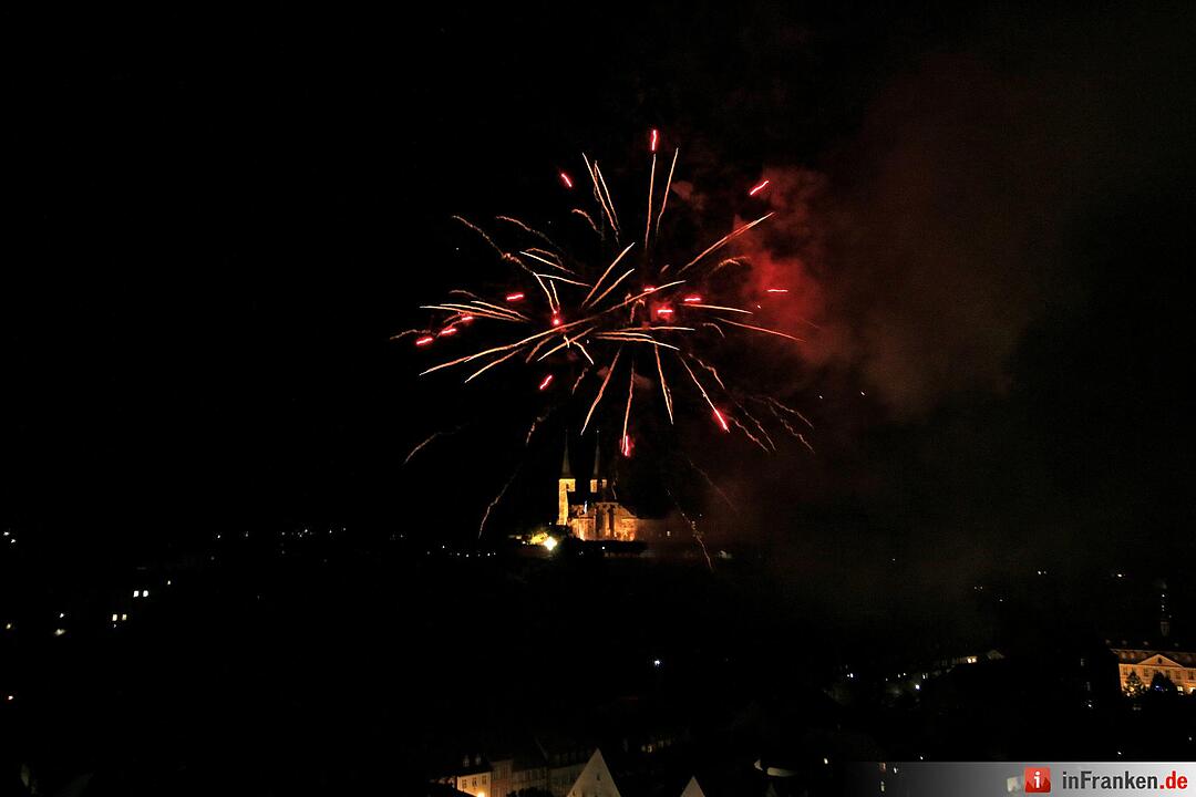 Sandkerwa-Feuerwerk in Bamberg