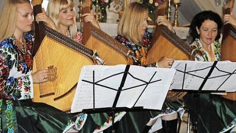 Das Bandura-Quartett begeisterte in Unterrodach. Foto: Michael Wunder