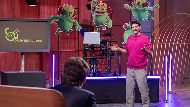 "Drum Revolution"-Gr&uuml;nder Andreas muss in der "H&ouml;hle der L&ouml;wen" harte Kritik einstecken.