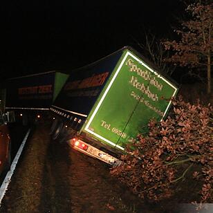 Lkw-Unfall auf B303