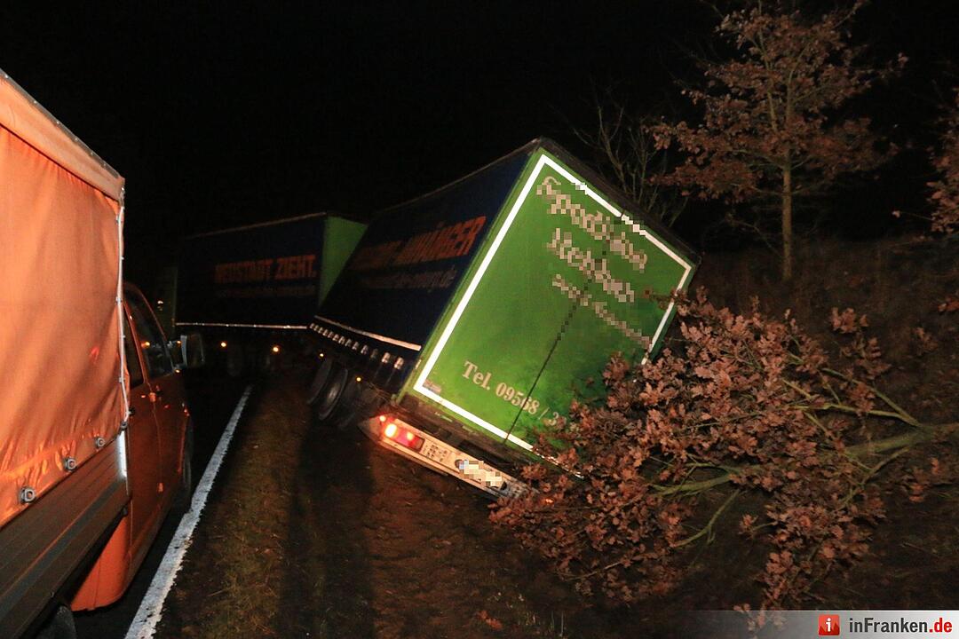 Lkw-Unfall auf B303