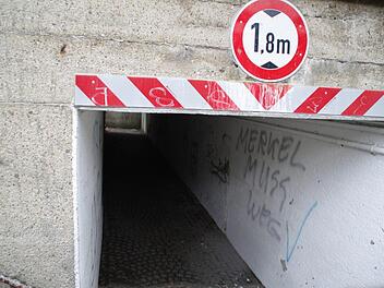 Der unterirdische Durchgang kann zurzeit nicht genutzt werden. Foto: Marco Meißner