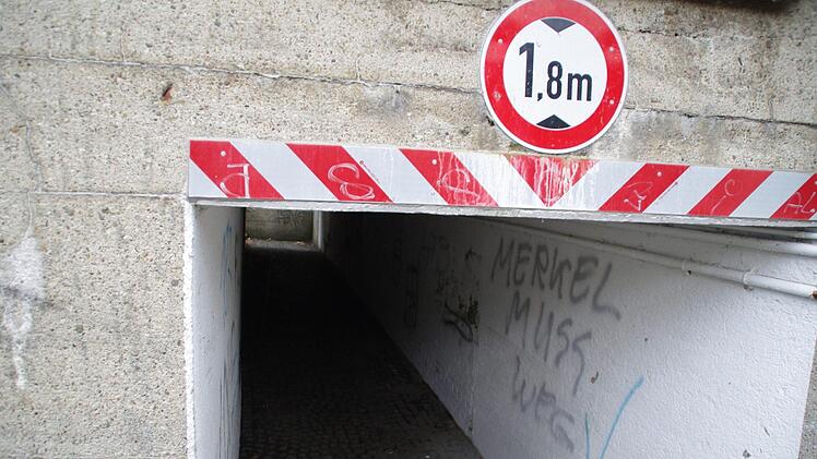 Der unterirdische Durchgang kann zurzeit nicht genutzt werden. Foto: Marco Meißner