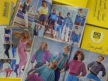 Die Mode der 80er, wie sie in den  Baur-Katalogen abgebildet war. Foto: Archiv Baur
