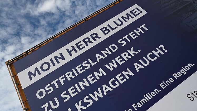 VW-Betriebsversammlung mit Konzernchef Oliver Blume in Emden