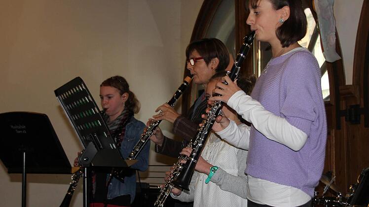 Die Klarinettengruppe.