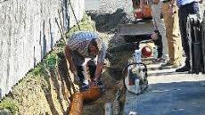 Die Firma S.T.K. aus Stadtsteinach hat mit der Sanierung eines Teilstücks der Tittusstraße in Mannsflur begonnen.