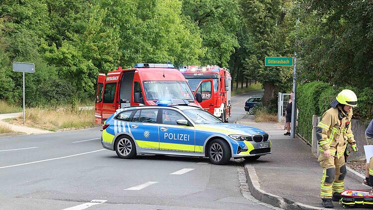 Frontalzusammensto&szlig; zwischen Motorrad und Auto