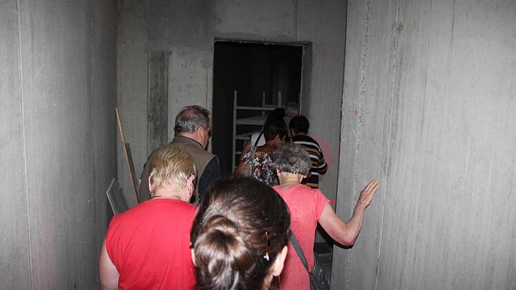 Rundgang durch Haus Waldenfels in Bad Brückenau im August 2015 Foto: Ulrike Müller