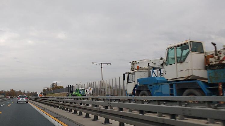 Die A 73-Baustelle in Forchheim Foto: rm