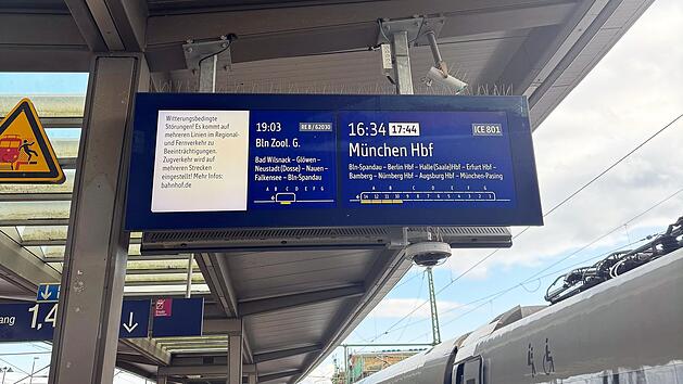 Bahnstrecke Berlin-Hamburg nach Unwetter gesperrt