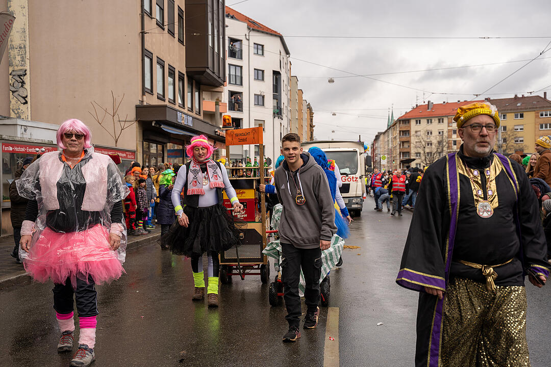 Der traditionelle Umzug zog ca. 70.000 Faschingsfreunde an.