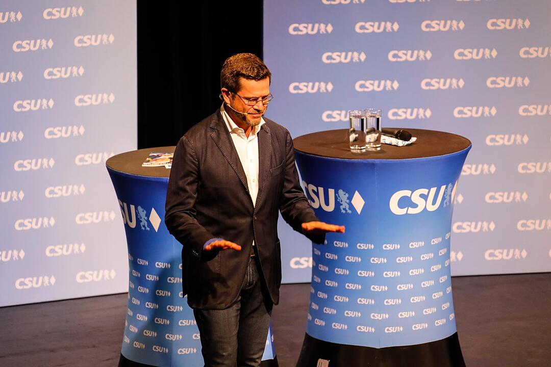 Wahlkampf der CSU - Karl-Theodor zu Guttenberg in Kulmbach