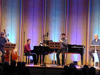 (Von links) HD Lorenz, Stanley Schätzke,  Manuel Munzlinger und Götz Schubert bei ihrem Konzert im Rahmen des Winterzaubers.Thomas Ahnert