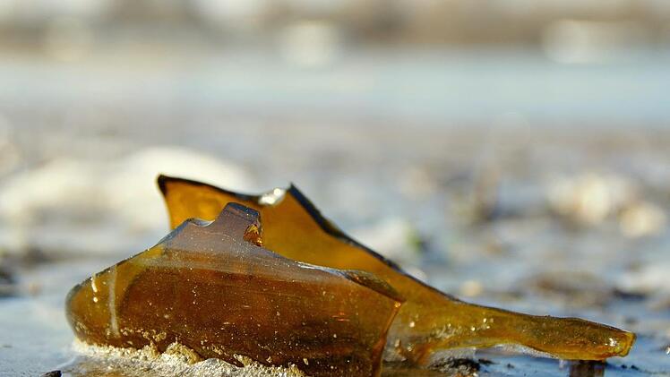 Die Tatwaffe des 31-Jährigen war eine Glasscherbe.