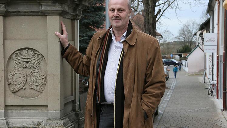 Gerald Brehm in der Innenstadt  Fotos: Matthias Hoch