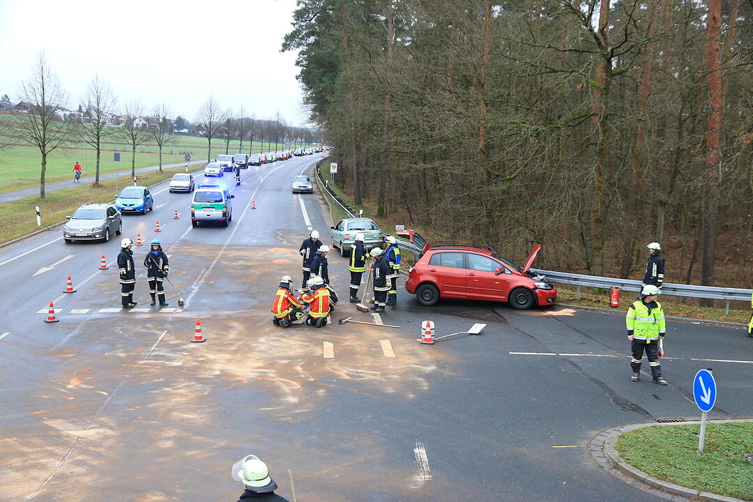 Unfall zwischen Weiher und Dormitz