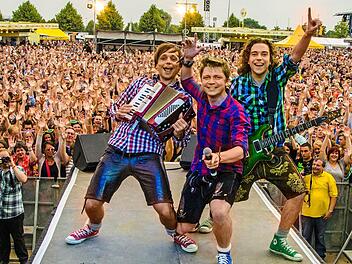 Die "Dorfrocker" suchen zusammen mit infranken.de das "Dorf der Dörfer 2014", um es zu rocken. Foto: Archiv