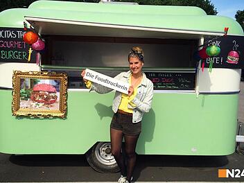 Felicitas Then ist "Die Foodtruckerin"  auf Welt (ehemals N24)WeltN24 GmbH/Tammo Brettschneider