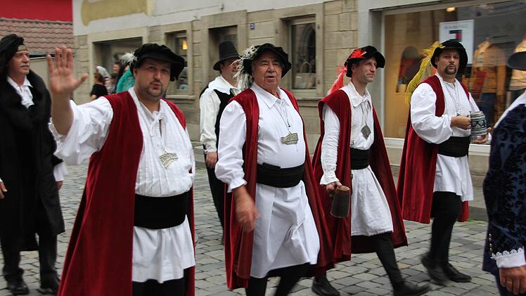 Historischer Festzug durch Kronach. Foto: Marco Meißner