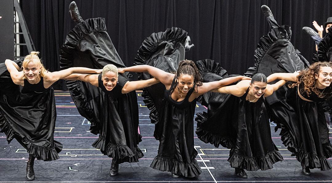Probenbesuch von "Moulin Rouge! Das Musical"