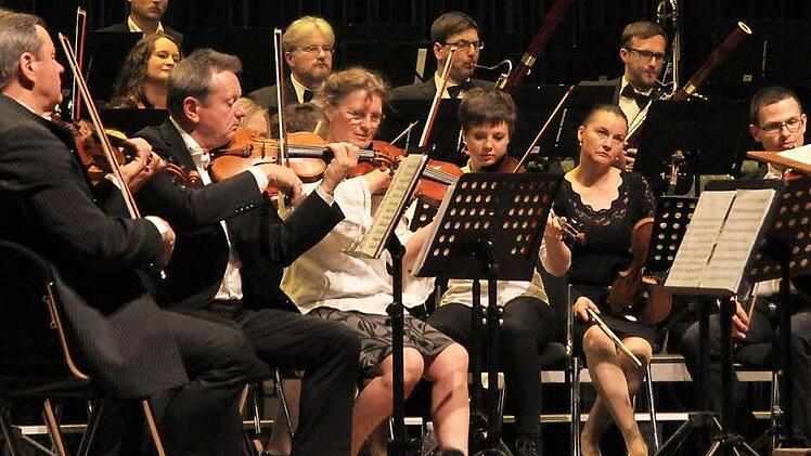 Das Kulmbacher Kammerorchester unter der Leitung von Thomas Grünke, hier bei seinem Auftritt beim Konzertabend zum 50-jährigen Bestehen der städtischen Musikschule Kulmbach Foto: Archiv / Sonny Adam