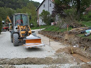 In Heiligenstadt wird derzeit viel gearbeitet.  Foto: Carmen Schwind