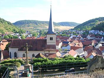 Blick vom Langenberg auf Sulzthal Foto: Hilmar Ruppert
