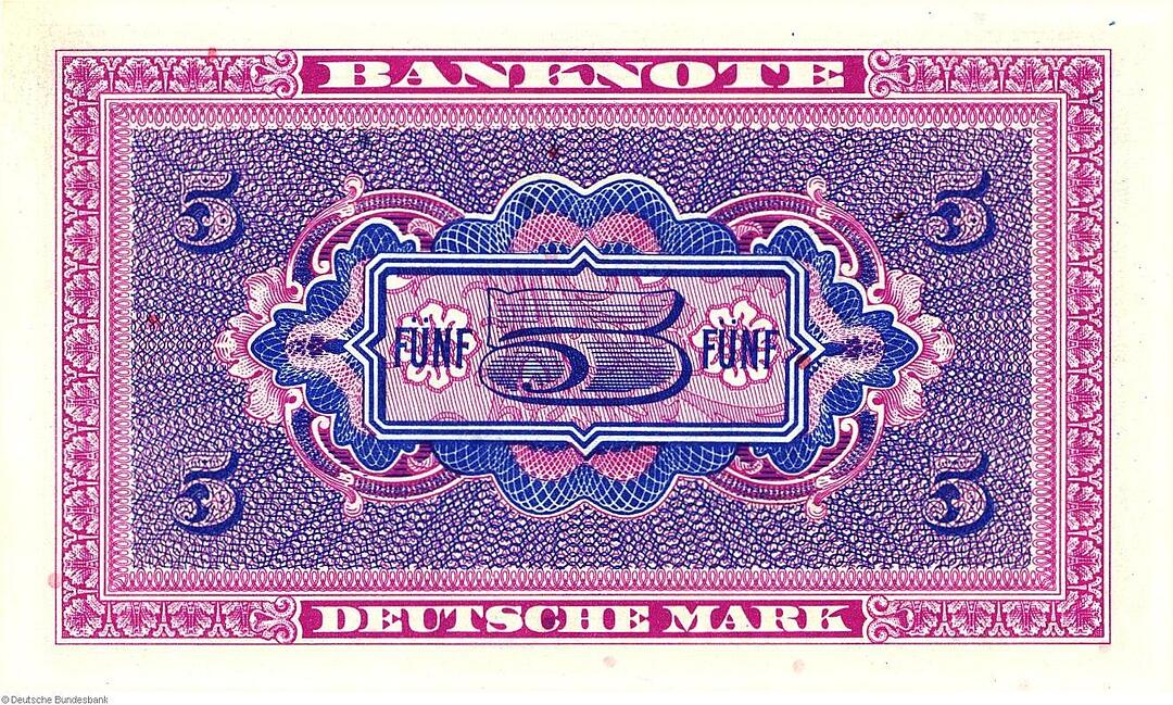 Deutsche Mark - Banknoten im Jahr 1948
