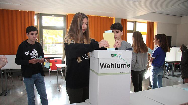 Impressionen von der Juniorwahl   Foto: Richard Sänger