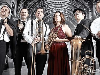 Jazz mit der "Blech-Mafia" gibt es beim Musiksommer Obermain auf Kloster Banz. Foto: BlechMafia Nürnberg