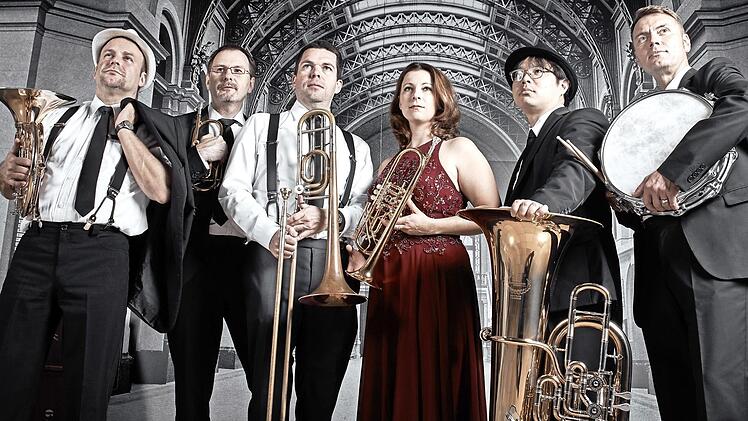 Jazz mit der "Blech-Mafia" gibt es beim Musiksommer Obermain auf Kloster Banz. Foto: BlechMafia Nürnberg