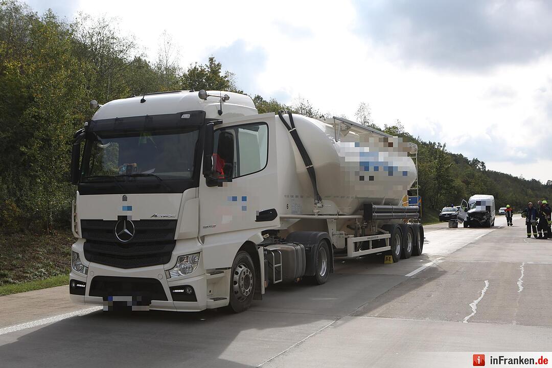 Tödlicher Unfall auf der A7 bei Rothenburg