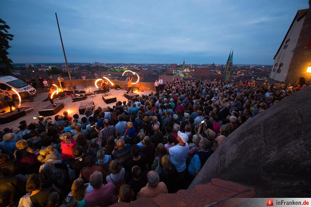 Burgfest auf der Kaiserburg in Nürnberg