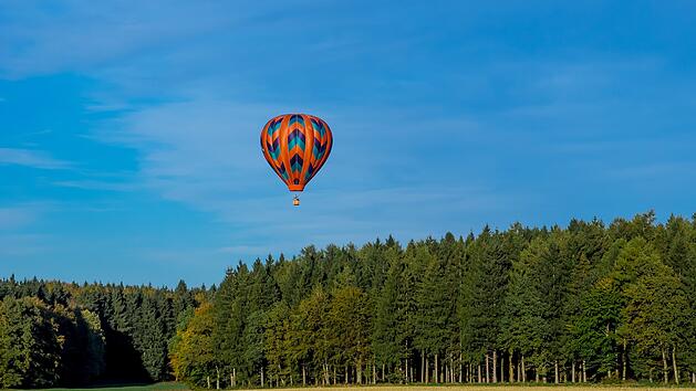 Franken Heißluftballon