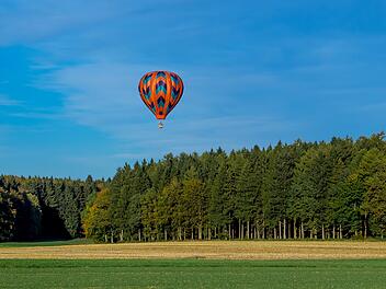 Franken Heißluftballon