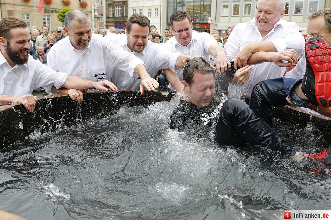 Gautschfeier 2015 der Mediengruppe Oberfranken in Bamberg