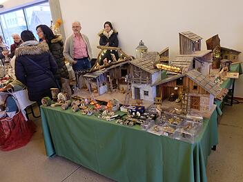 Krippen in allen Variationen gab es zu sehen.  Fotos: Philipp Bauernschubert