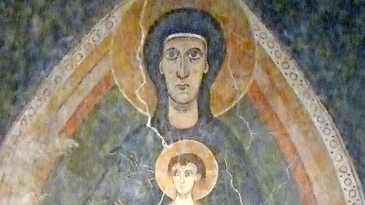 Gemälde in einem Deckengewölbe, byzantinisch-christlich