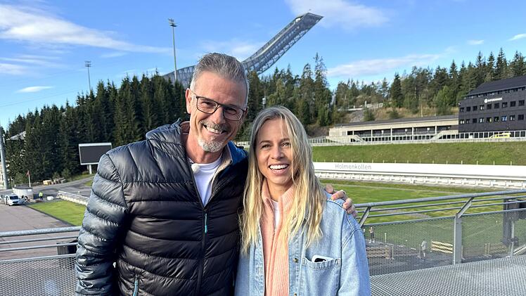 Michael Antwerpes bleibt an den Stars dran - auch nach ihrer aktiven Sportkarriere: So trifft er diesmal die norwegische Biathletin Tiril Eckhoff.