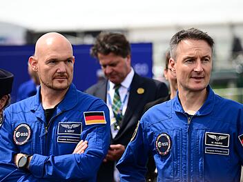Astronauten Gerst und Maurer