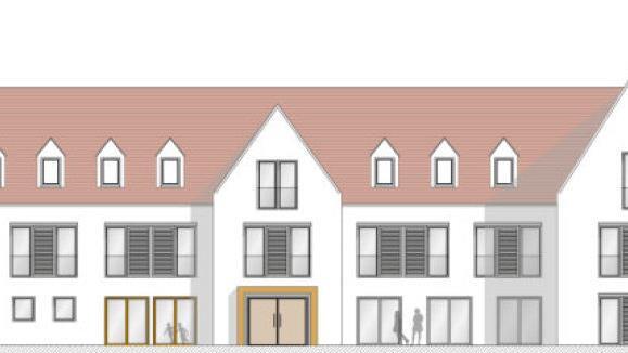 Ansicht von der Südseite  Grafiken: Architekturbüro "Format4pro "