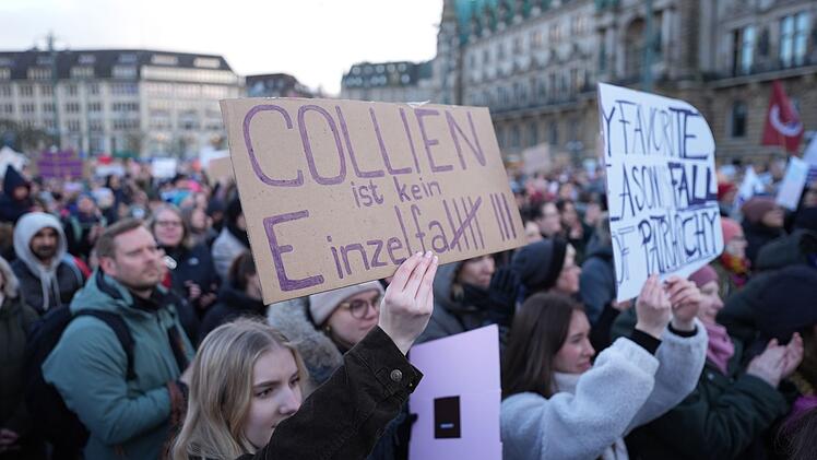 Demonstration gegen sexualisierte Gewalt gegen Frauen