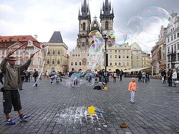 In Prag gibt es auch für Kinder viel zu entdecken.