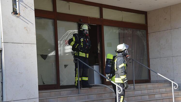 Im ehemaligen Hotel Rixen in Bad Kissingen ist ein Feuer ausgebrochen. Peter Rauch